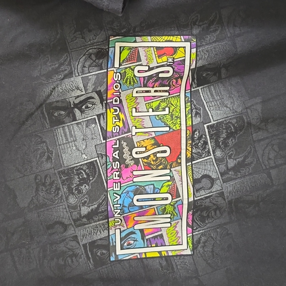 Universal Studios Orlando Monsters graphic Tshirt Size Large Shirt Only . - Picture 2 of 11